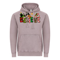 Vintage Zinc christmas believe Vintage Hoodie - texasbilliewilder