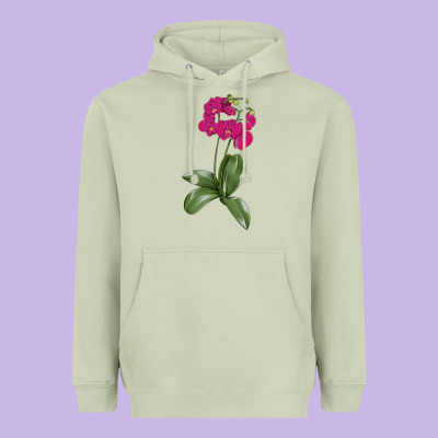 Moth Orchid Heavyweight Hoodie Designed By Lillyallendesigns