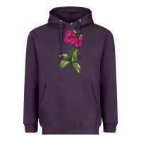 Plum Moth Orchid Heavyweight Hoodie - LillyAllenDesigns