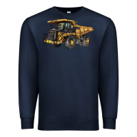 Navy Mining Truck Premium Sweatshirt - LillyAllenDesigns