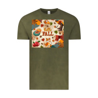Vintage Olive Hello Fall Vintage Tee - texasbilliewilder