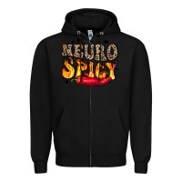 Black neuro spicy neurodivergence Zipper Hoodie - LillyAllenDesigns