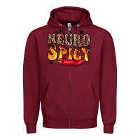 Burgundy neuro spicy neurodivergence Zipper Hoodie - LillyAllenDesigns