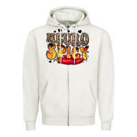 Oatmeal Heather neuro spicy neurodivergence Zipper Hoodie - LillyAllenDesigns