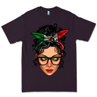 Plum mexican latina girl messy bun Premium Tee - LillyAllenDesigns