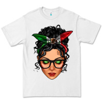 White mexican latina girl messy bun Premium Tee - LillyAllenDesigns