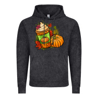 Vintage Arctic Fall pumpkin coffee Vintage Hoodie - NancyCooperArtShop