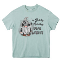Arona im shorty mouthy deal with it gnome Heavy Core Tee - MaliasSmallBusiness