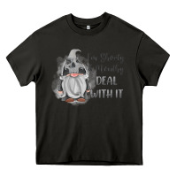 Asphalt im shorty mouthy deal with it gnome Heavy Core Tee - MaliasSmallBusiness