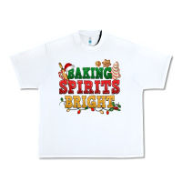 White Baking spirits bright Urban Heavy Tee - NancyCooperArtShop