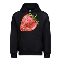 Black strawberry Urban Hoodie - BarkalooDesign