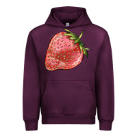 Mauve Wine strawberry Urban Hoodie - BarkalooDesign
