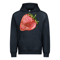 Navy strawberry Urban Hoodie - BarkalooDesign