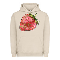 Pigment French Oak strawberry Urban Hoodie - BarkalooDesign