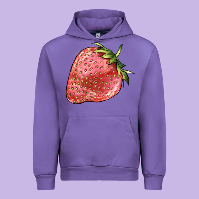 Strawberry Urban Hoodie Designed By Barkaloodesign