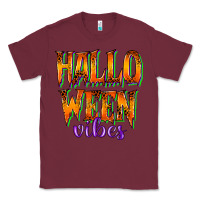 Burgundy halloween vibes Classic Tee - RacoonDesign