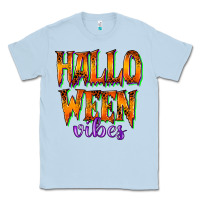 Dusty Blue halloween vibes Classic Tee - RacoonDesign