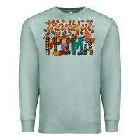 Seafoam thankful mama cow Premium Sweatshirt - RacoonDesign