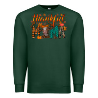 Sports Green thankful mama cow Premium Sweatshirt - RacoonDesign