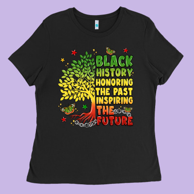 Title Black History Celebration Ladies Tee Designed By Lillyallendesigns