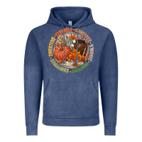 Vintage Denim Bonfires flannels smores campfires pumpkin Vintage Hoodie - NancyCooperArtShop