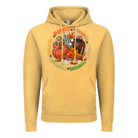 Vintage Mustard Bonfires flannels smores campfires pumpkin Vintage Hoodie - NancyCooperArtShop