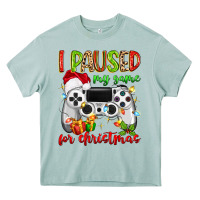 Arona i paused my game for christmas Heavy Core Tee - MaliasSmallBusiness