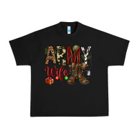 Black Christmas Army wife Urban Heavy Tee - NancyCooperArtShop