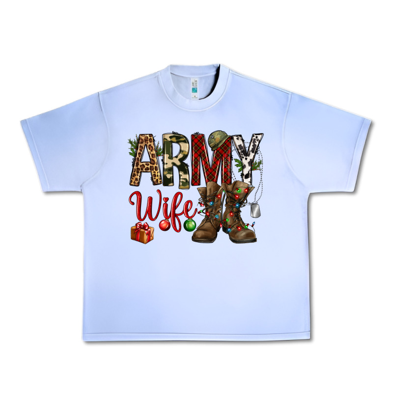 Christmas Army Wife Urban Heavy Tee by NancyCooperArtShop | Teevron