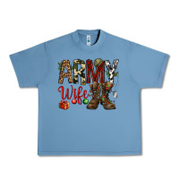 Pebble Blue Christmas Army wife Urban Heavy Tee - NancyCooperArtShop