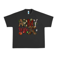 Pigment Black Christmas Army wife Urban Heavy Tee - NancyCooperArtShop