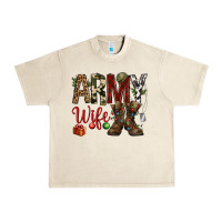 Sandshell Christmas Army wife Urban Heavy Tee - NancyCooperArtShop