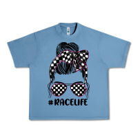 Pebble Blue race life Urban Heavy Tee - JahusDesignShop