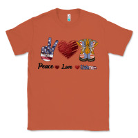 Copper Peace Love Veteran Classic Tee - Bettercallsaul