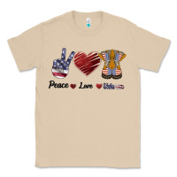 Mushroom Peace Love Veteran Classic Tee - Bettercallsaul