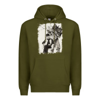 Army Green faker 2 Premium Hoodie - tuanDangUi