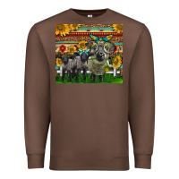 Chestnut Western Cute Hampshire Sheep Family Premium Sweatshirt - LillyAllenDesigns