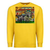 Lemon Western Cute Hampshire Sheep Family Premium Sweatshirt - LillyAllenDesigns