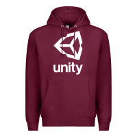 Burgundy unity 3d game dev Premium Hoodie - tuanDangUi