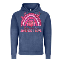 Vintage Denim i wear pink for someone i love Vintage Hoodie - texasbilliewilder
