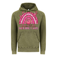 Vintage Olive i wear pink for someone i love Vintage Hoodie - texasbilliewilder