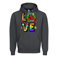 Smoke autism love Zipper Hoodie - LillyAllenDesigns