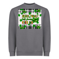Irish Today But Please Kiss Me St. Patricks Day Heavyweight Sweatshirt | Teevron