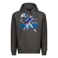 Charcoal Heather barry sanders gift Premium Hoodie - tuanDangUi