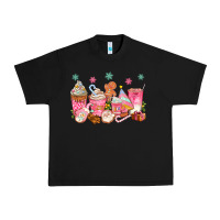 Black Pink gingerbread coffee cups Urban Heavy Tee - texasbilliewilder