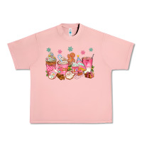 Salmon Pink gingerbread coffee cups Urban Heavy Tee - texasbilliewilder