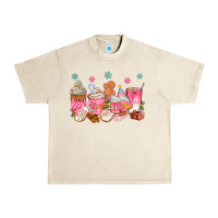 Sandshell Pink gingerbread coffee cups Urban Heavy Tee - texasbilliewilder