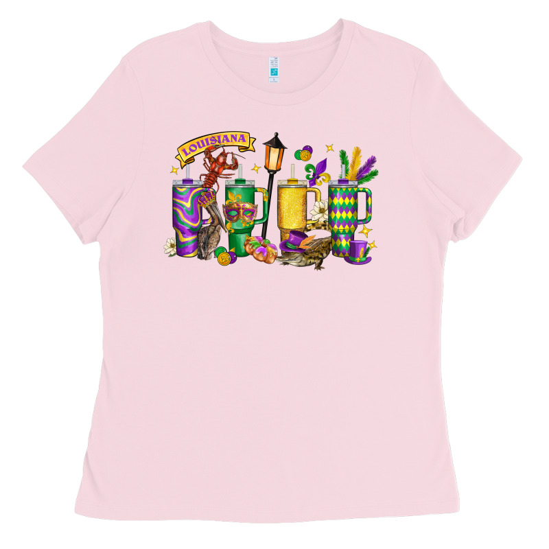 Obsessive Cup Disorder Mardi Gras Ladies Tee by LillyAllenDesigns | Teevron