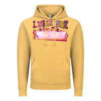 Vintage Mustard Personalized i wear pink for my Vintage Hoodie - texasbilliewilder