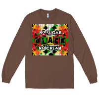 Chestnut no sugar no cream black tumbler Long Sleeve Tee - CowGirlArtShop